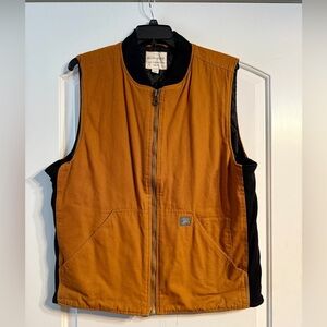 Weatherproof Men’s Brown & Black Work Vest – Durable Outdoor Utility